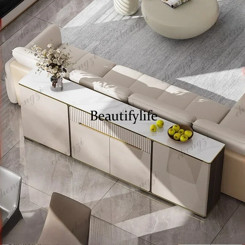 M138  modern credenza sideboard buffet with drawer and pop-up doors,  for living room or hallway Nordic Furniture home