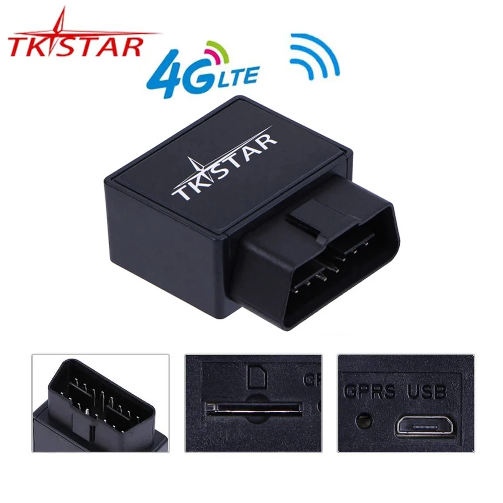 TKSTAR TK816 4G LTE OBD GPS Tracker Car Vehicle 16PIN OBDII MINI 2G GSM OBD2 Tracking Device GPRS Locator Lifetime Free Web APP