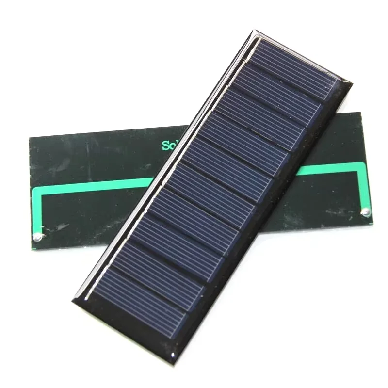 Precio de fábrica 500 Uds 0,85 W 5V Mini Panel Solar de célula Solar DIY sistema de cargador Solar para carga de batería de 3,7 V 140*49,5 MM