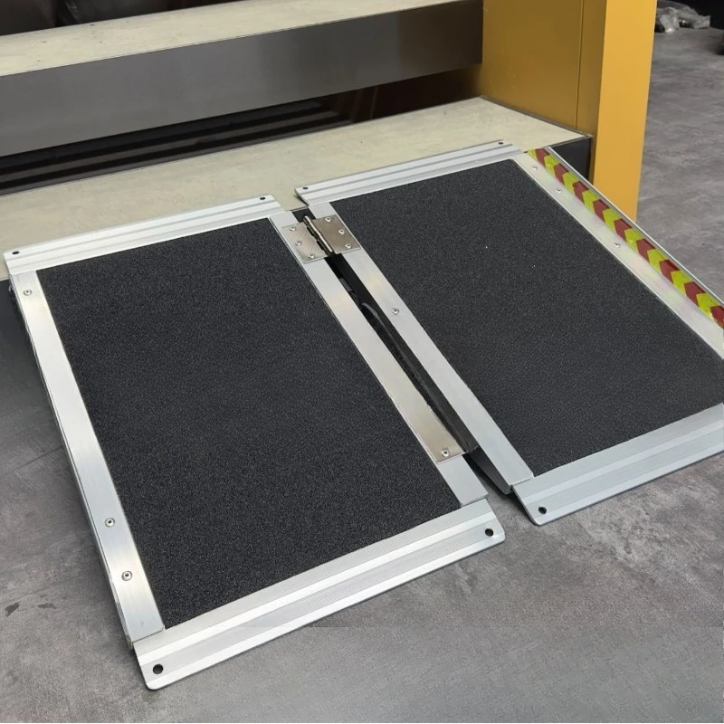 Quality Preferred Wheelchair Ramp Aluminum Ramp Aluminum Alloy Wheelchair Elevator Curb Slope Pad