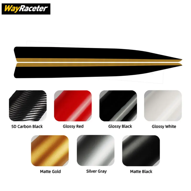 M أداء الباب الجانب المشارب ملصق ملصق حائط من الفينيل لسيارات BMW G22 440i G23 للتحويل 4 سلسلة كوبيه 2022 2023 2025 اكسسوارات