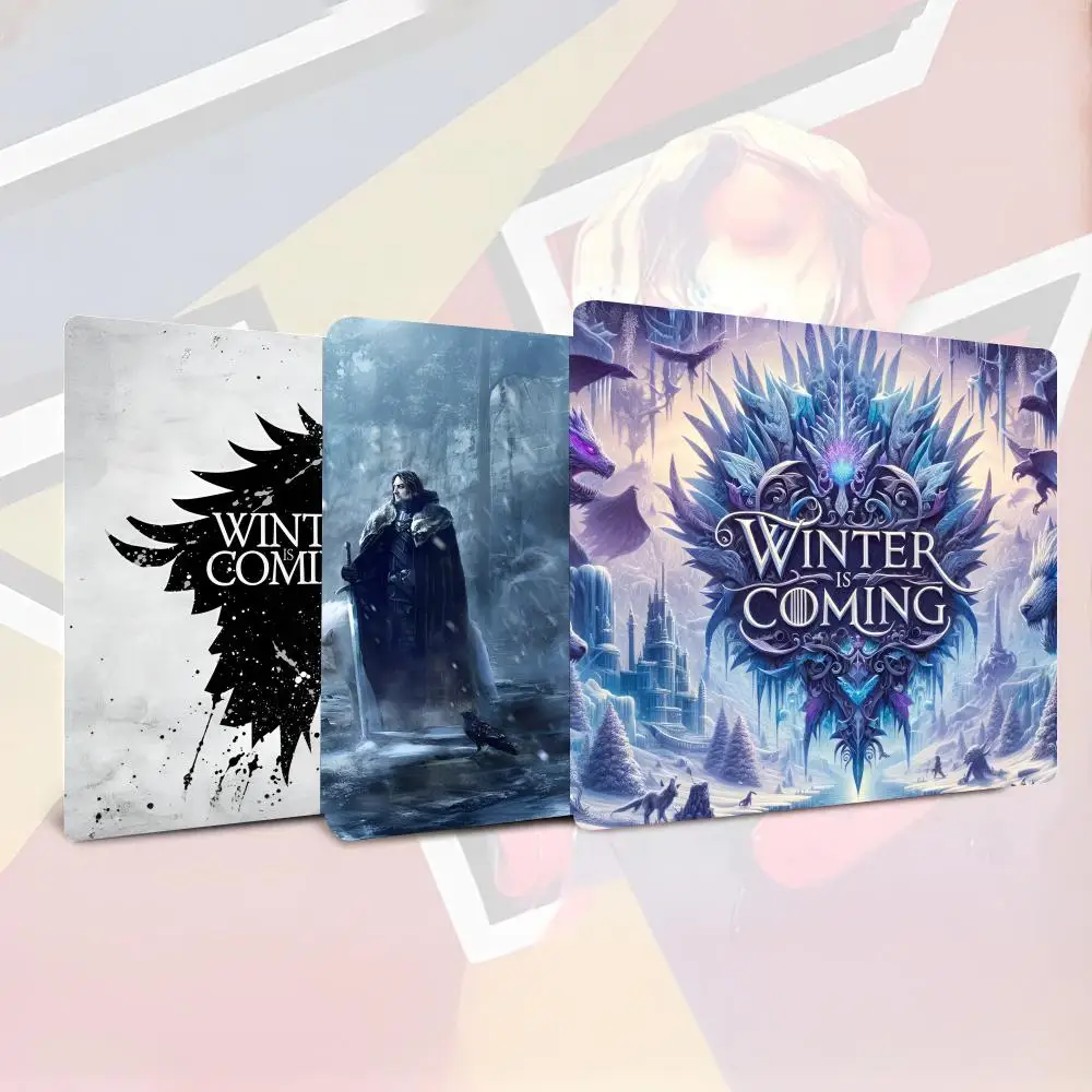 Winter Coming Stark Mouse Pad Gaming Laptops Keyboard Mat Deskmat Pc Accessories Desk Protector Mousepad Gamer Mats Anime Mause