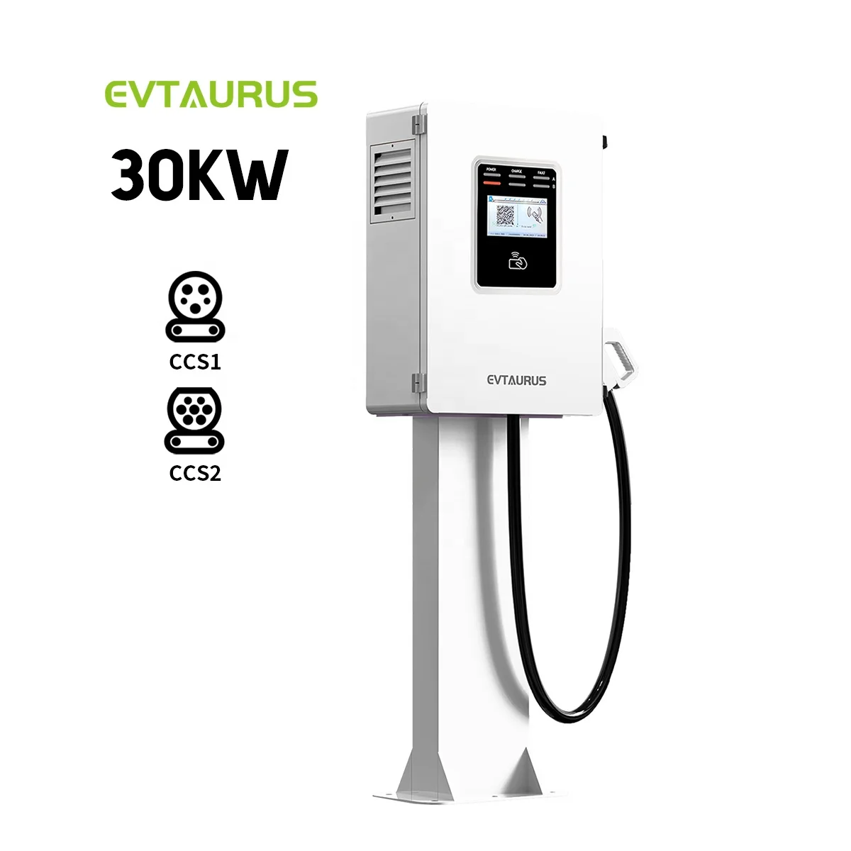 Großhandel EVTAURUS Power Station 30KW CCS2 NACS Chademo Outdoor DC-Ausgang Neuzustand EV-Ladegerät für Industrielle Nutzung und Zuhause