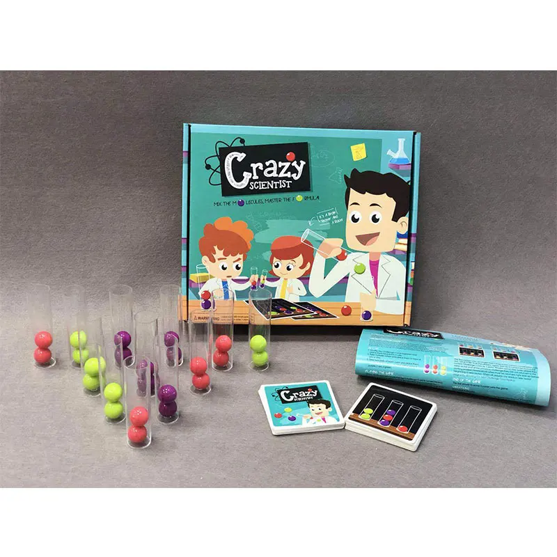 

Crazy Scientist Test Tube Set Board Game Logical Thinking Game Kids Calculate Skill Training Game Children's educational toys
