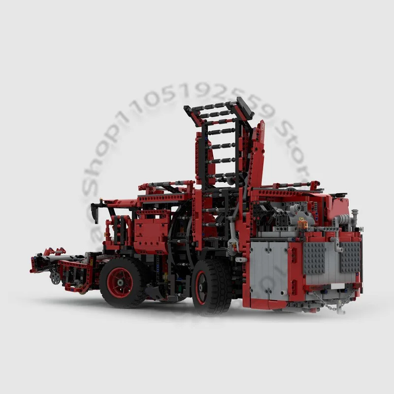 3747 أجزاء MOC تخصيص 42082 T4-30 السكر البنجر حصادة نموذج اللبنات الطوب الجمعية لتقوم بها بنفسك اللعب هدايا عيد الميلاد #5