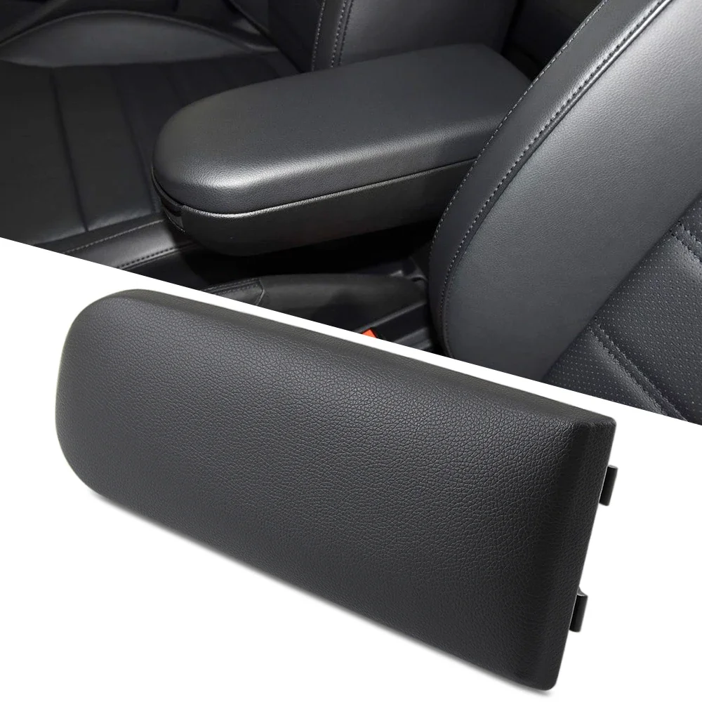 Leather Fit for Volkswagen VW Jetta Golf 4 MK4 BORA Passat B5 Beetle Polo 6R 9N Car Armrest Latch Lid Center Console Cover Cap view 6