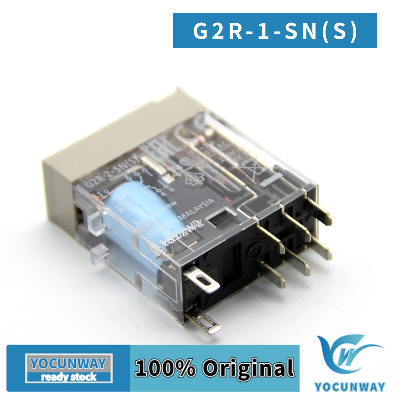 New Original Relay G2R-1-SN(S) G2R-2-SN(S) G2R-2-SND(S) 24VDC Relay Socket Intermediate Relay 8pin AC110(S) 2 On 2 Off