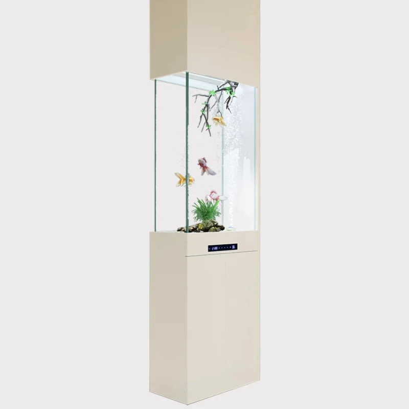 Partition cabinet, screen, living room entrance, water-free aquarium