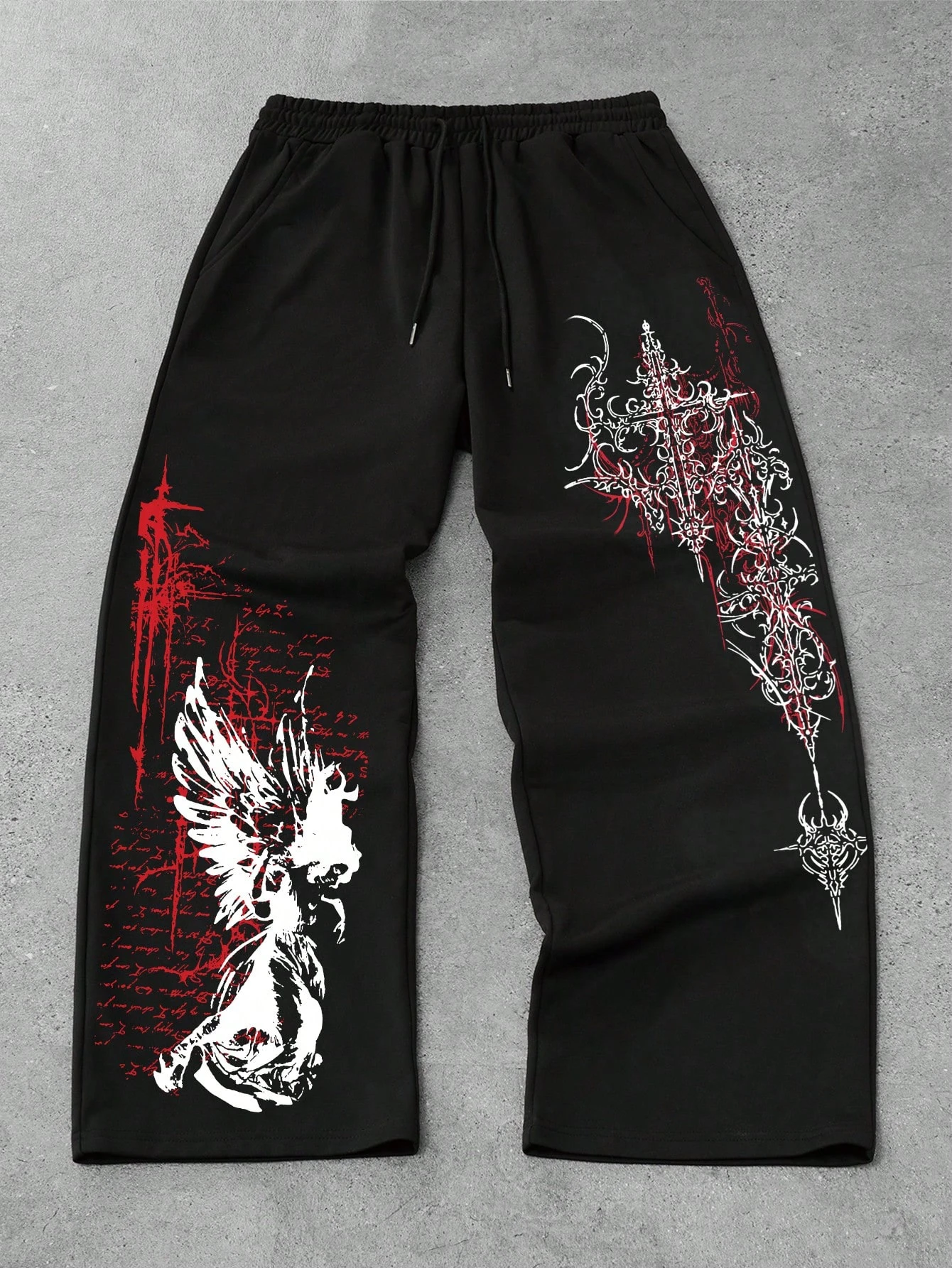 2026 Gothic Punk Vintage Fashionable Breathable Quick Drying Pants Sports and Fitness Pants 3D Printed Sportswear Adult Kids