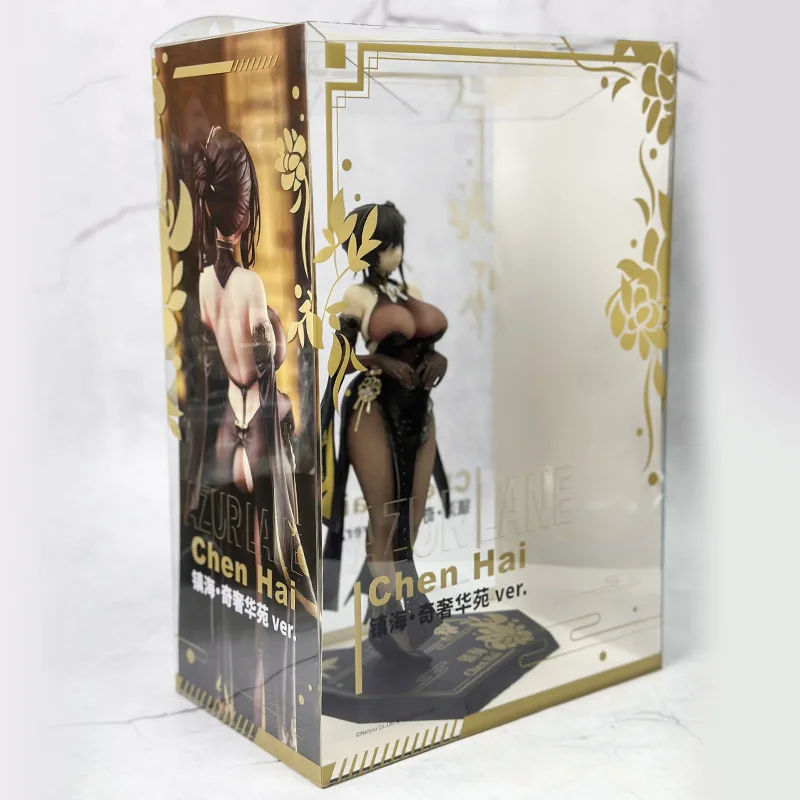 في صندوق AniGame AniGift Azur Lane Chen Hai Vestibule of Wonders Ver PVC عمل الشكل لعبة تمثال جمع لعبة مجسمة دمية هدية