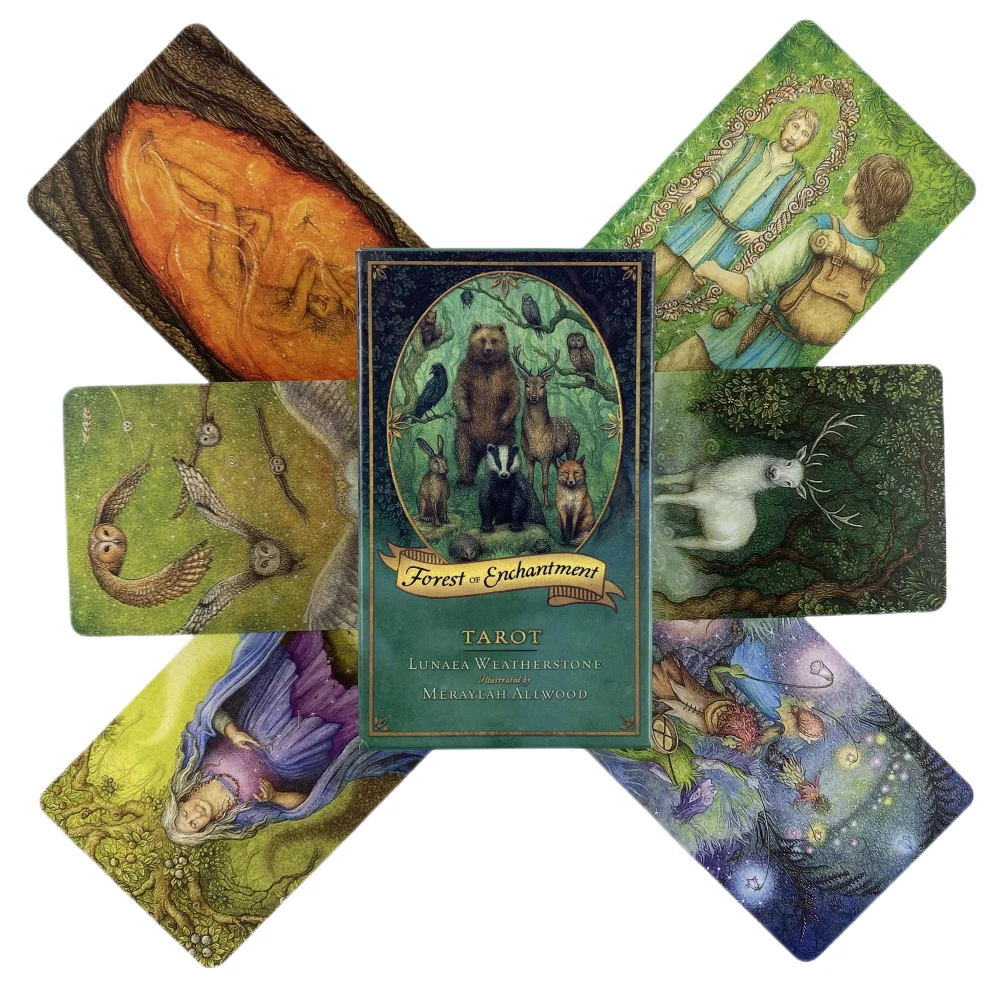 Forest Of Enchantment Tarot Cards A 78 Deck Oracle English Visions Divination Edition Borad Playing Games