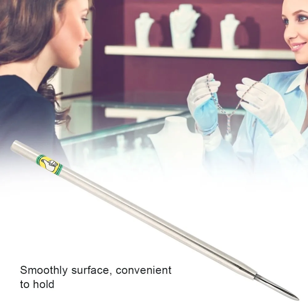 

Silver Color Polishing Pen Sword-shaped Design Plastic Box Packaging Pointed Polishing Pen Gold Polishing Pen