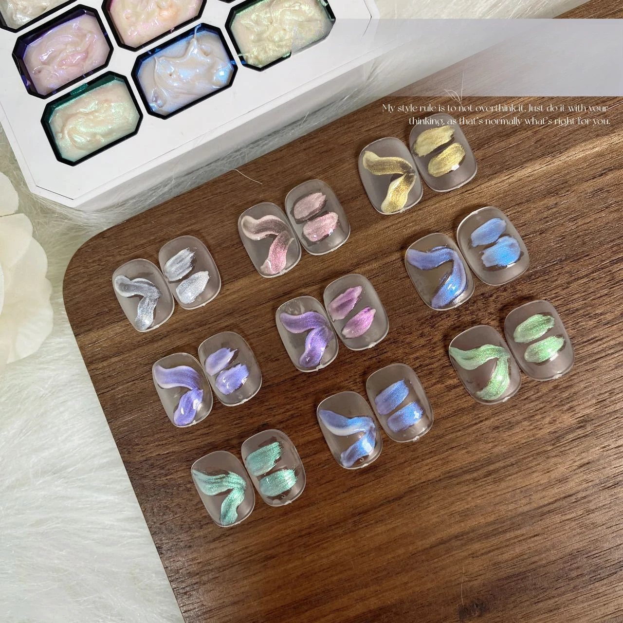 

9Colors New Aurora Popular Color Painting UV/LED Gel Silk Texture Modeling Gel For Carving Drawing Creative Nails For Manicure