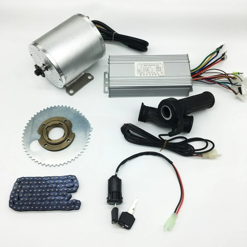 BM1109 48v-60v 2000W 2500W 3000W High Speed High Torque Brushless Electric Motorcycle Motor Kit Go Cart Golf Cart Motor Kit