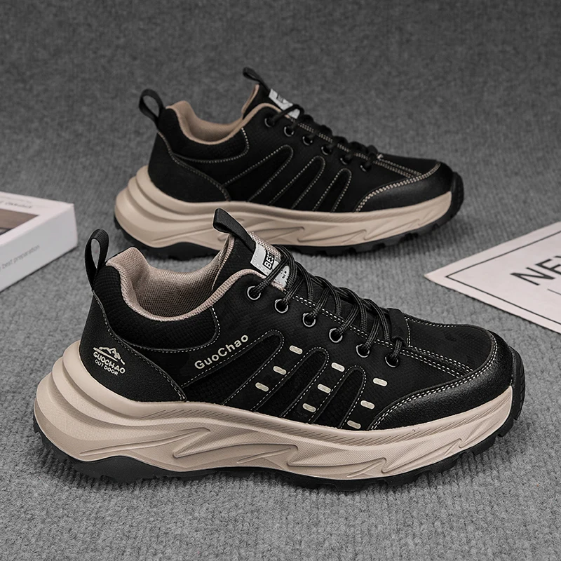 

Summer Men's Shoes 2026 New Style Non-Slip Wear-Resistant Soft-Soled Running Sports Shoes Men's Outdoor Travel Mountaineering Da