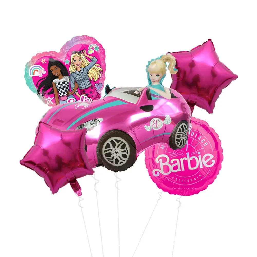 

Barbie Birthday Party Decoration Balloon Set Barbie Girl Sports Car High Heel Birthday Balloon Holiday Decorations Christmas