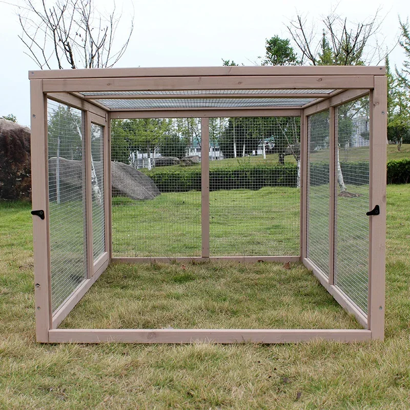 

Garden courtyard, outdoor solid wood, insect-proof, bird-proof, anti-bite net cage, wooden cage, reptile chicken and duck fence