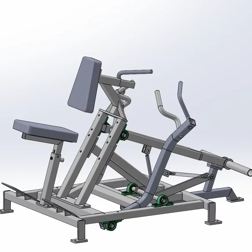 2026 Outdoor Sitting Rowing Trainer Back Muscle Strength Training Machine