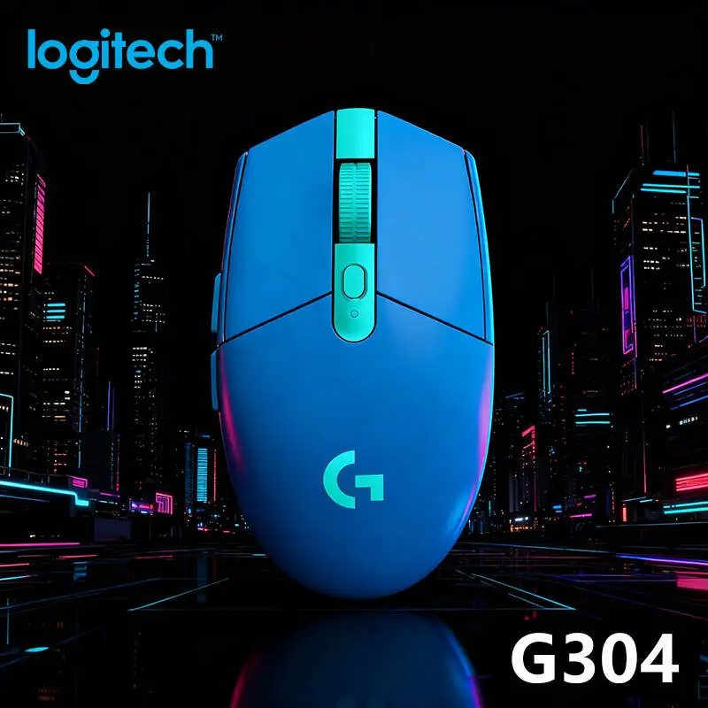 

Беспроводная мышь Logitech G304 LIGHTSPEED, игровой класс, датчик HERO, 12000 точек на дюйм, аккумулятор 250 часов, совместимость с ПК/Mac