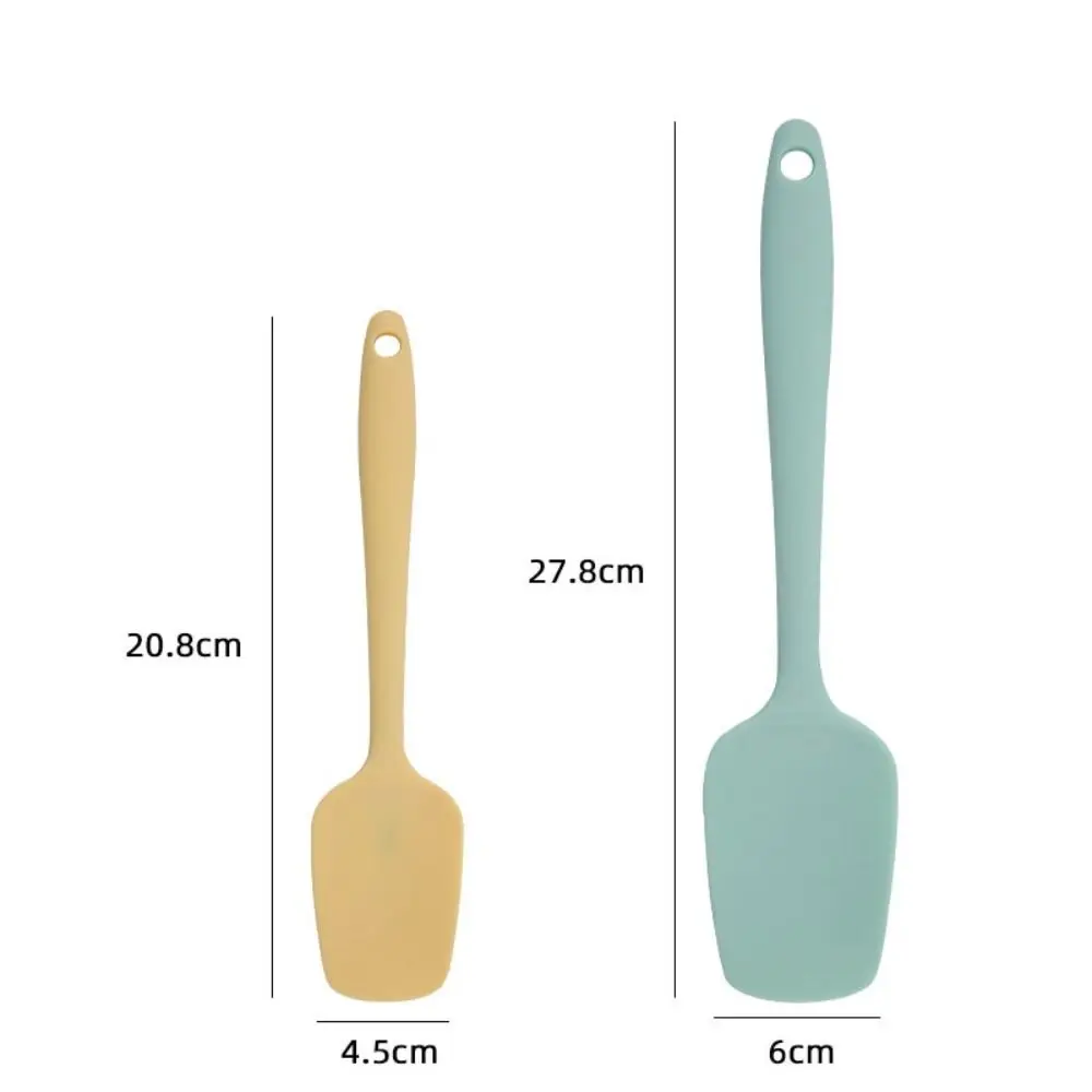 Cream Cake Silicone Baking Spatula Scraper Non-stick Kitchen Butter Pastry Blenders Salad Mixer Batter Pies Cooking Tools