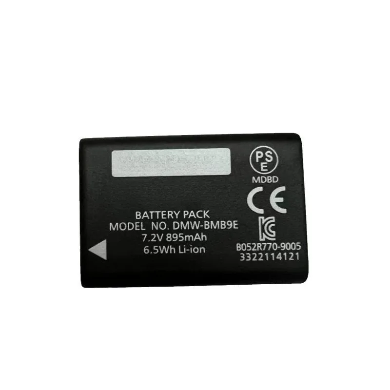 Bateria de 895mAh DMW-BMB9E para Panasonic Lumix DMC-FZ45 FZ150 FZ100 FZ40 FZ47 FZ48 FZ200 FZ60 FZ70 FZ80 Câmera Digital Li-ion