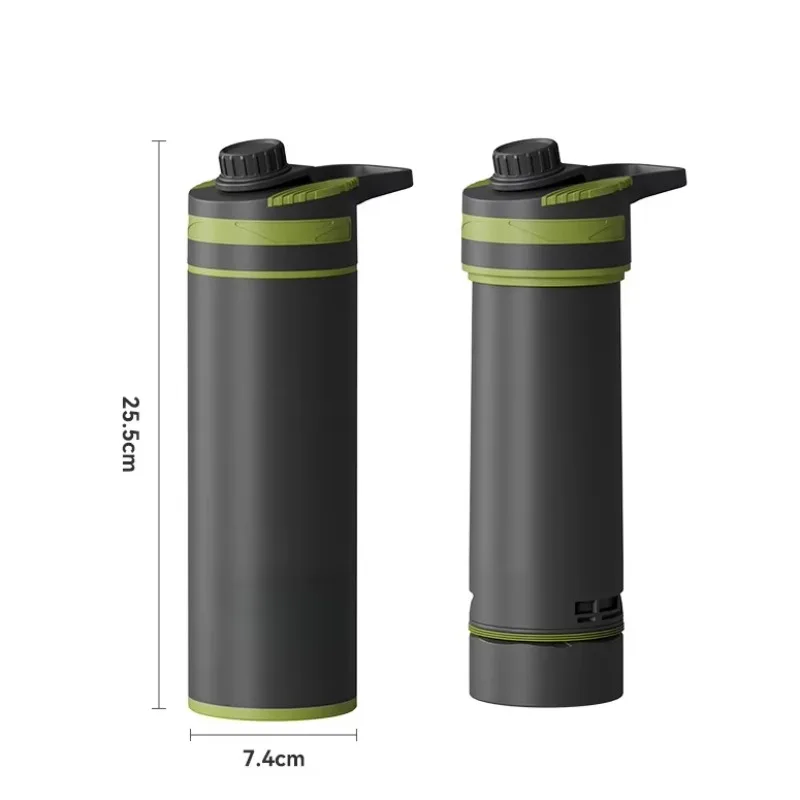 Portable Filtration System Outdoor Sports Press Push Down Purifier