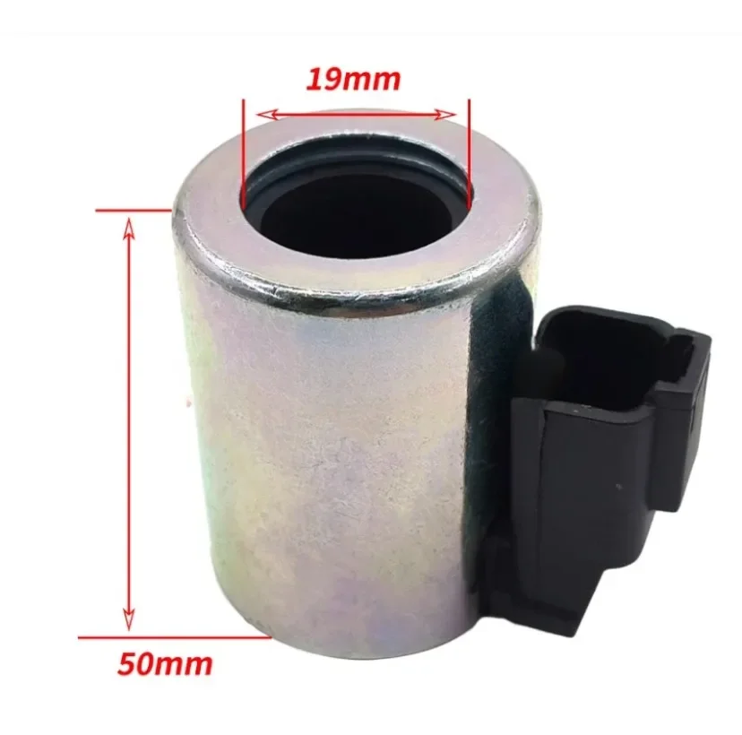 For excavator accessories CAT Caterpillar 330 336 349D solenoid valve coil hole inner diameter 19mm high 50mm 12v 24V 1pc