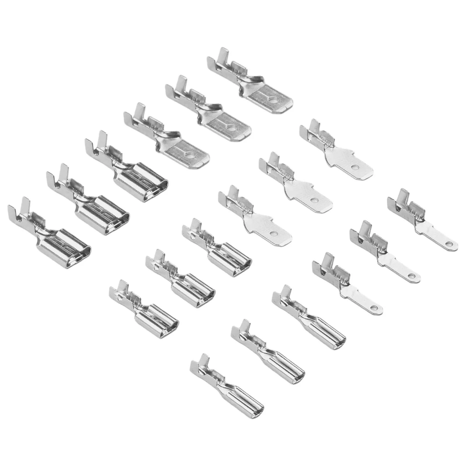 3 kinds for spade Crimp Terminal Connector Assortment Mixed 2.8/4.8/6.3mm 2.8mm 4.8mm 6.3mm 270pcs for spade With Box mixed Case