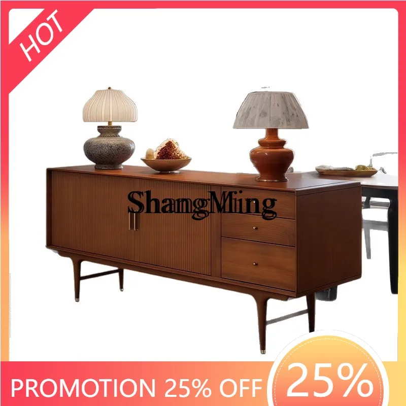 

ZYYVintage Style Solid Wood Sideboard Living Room Home Storage Retro Organizer Tea Cabinet Entryway Cabinet