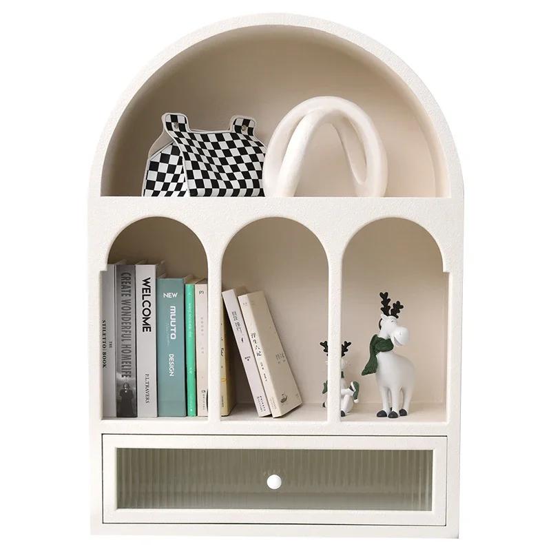 

YY Bedroom Bay Window Creative Desk Storage Rack Children's Floor Small Bookshelf