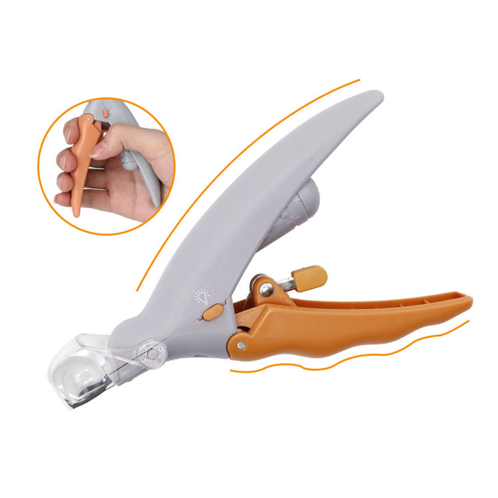 Pet Nail Clipper 5X Magnification Cat Nail Clipper Dog Nail Clipper for Trimming Cats & Dogs Nails & Claws