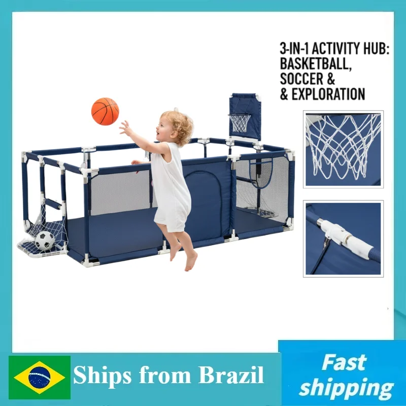 large-playpen-for-babies-and-toddlers-indoor-sturdy-yard-with-basketball-hoop-and-soccer-nets-breathable-mesh-toddler-play-area