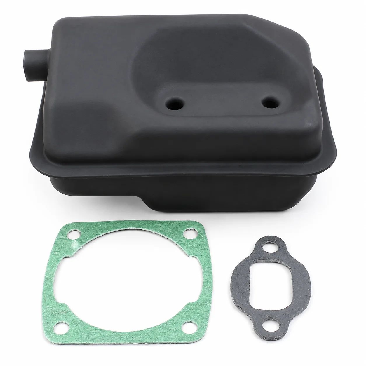 Replacement Exhaust Muffler & Cylinder Gaskets Tune Up Kit For Robin BG411 NB411 EC04 CG411 Trimmer Brushcutter Weedeater Parts