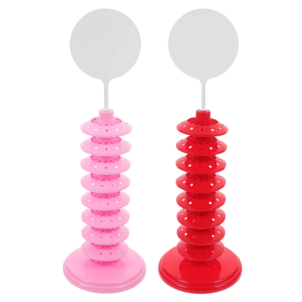 

2 PCS Socket Lollipop Display Stand Baby Halloween Lollipops Pp Rack Candy Table