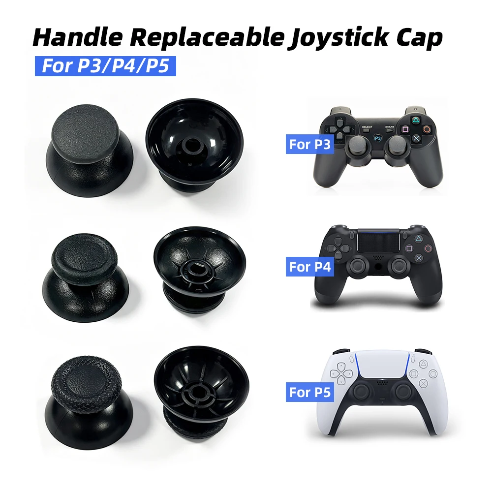 P5 handle replaceable joystick cap, 10PCS joystick cap suitable for P5/P4/P3 handle joystick cap replacement,   P5 accessories