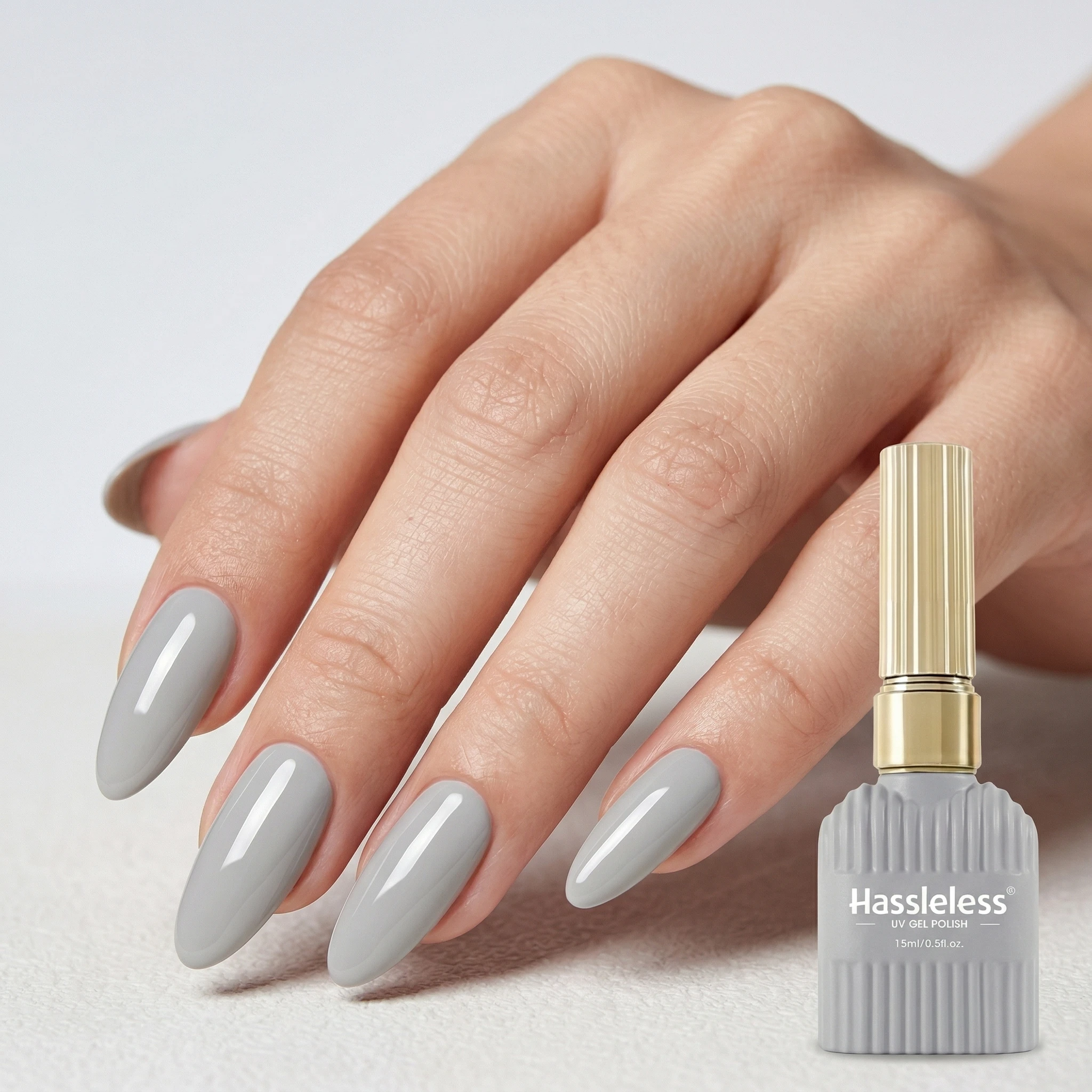 Single-Packaged Glass Bottles, Grey Series Gel Nail Polish, Featuring the Latest Autumn/Winter Trends in Colors, Long-Lasting