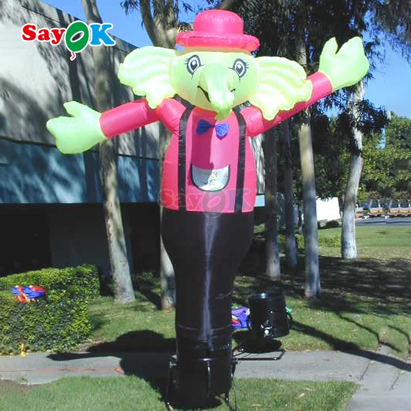 

Sayok Inflatable Elephant Tube Air Dancer Customized Sky Dancer With Blower