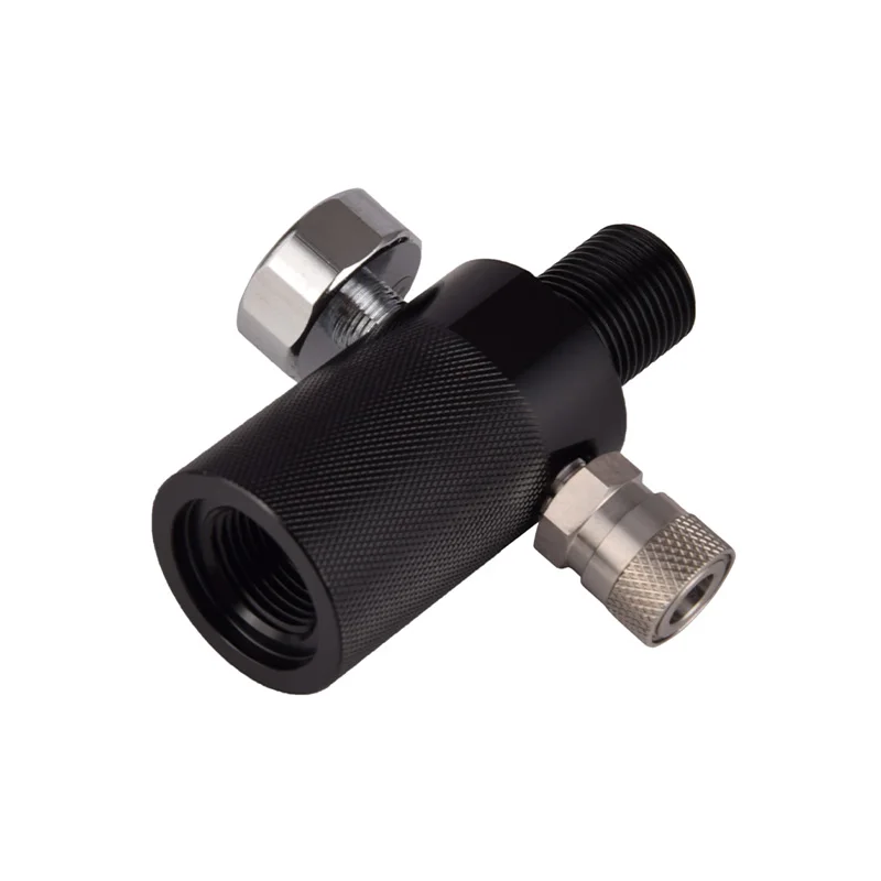 Pressure Regulator Connector Gas Cylinder Refill Quick Release Fitting Air Valve Gauge Cylinder Adapter CO2 Sodastream Valvula