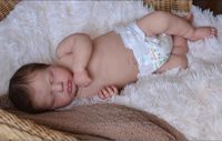 NPK 19inch Full body silicone vinyl Reborn Doll Newborn Baby Size loulou boy doll 3D Skin High quality Gift