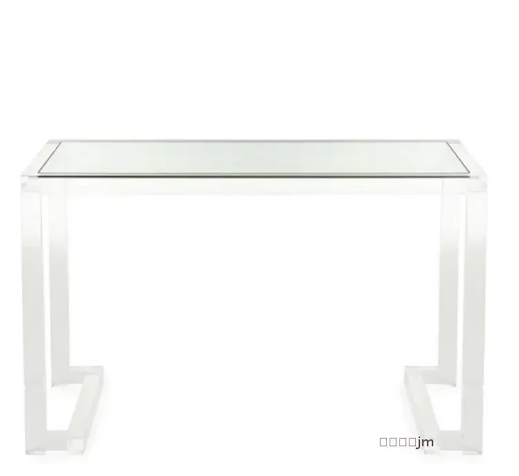 Acrylic Desk Fully Transparent Bedroom Writing Desk Modern Computer Desk Simple Plexiglass