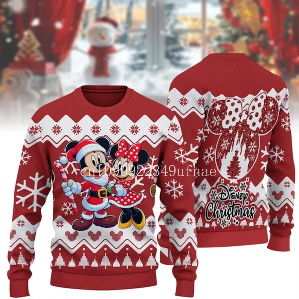 Disney-Pull de Noël 3D Anime pour hommes et femmes, Pulls de Noël, Cadeaux de Noël, Pulls Intérieurs, 2025