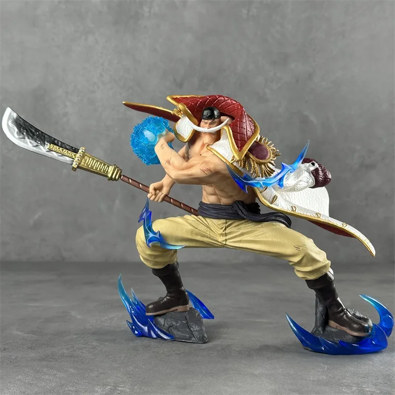 One Piece Handheld Small LX White Beard Battle White Beard Desktop Case Ornament Anime Handheld Model