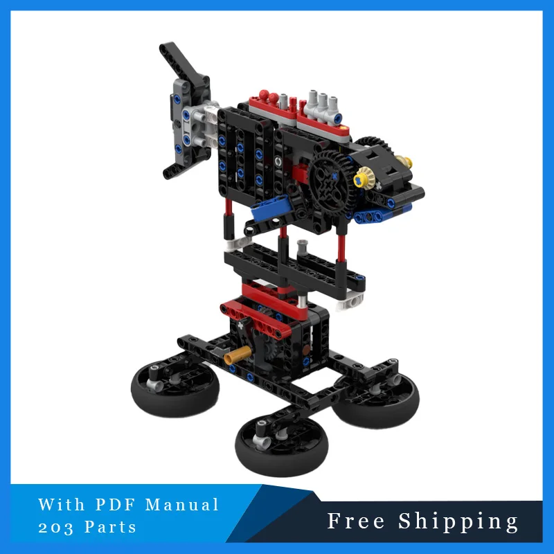

203 PCS Creative Popular Sports Cool Mechanical Fish Modular MOC Building Block Brick Children's DIY Assembly Toys Festival Gift