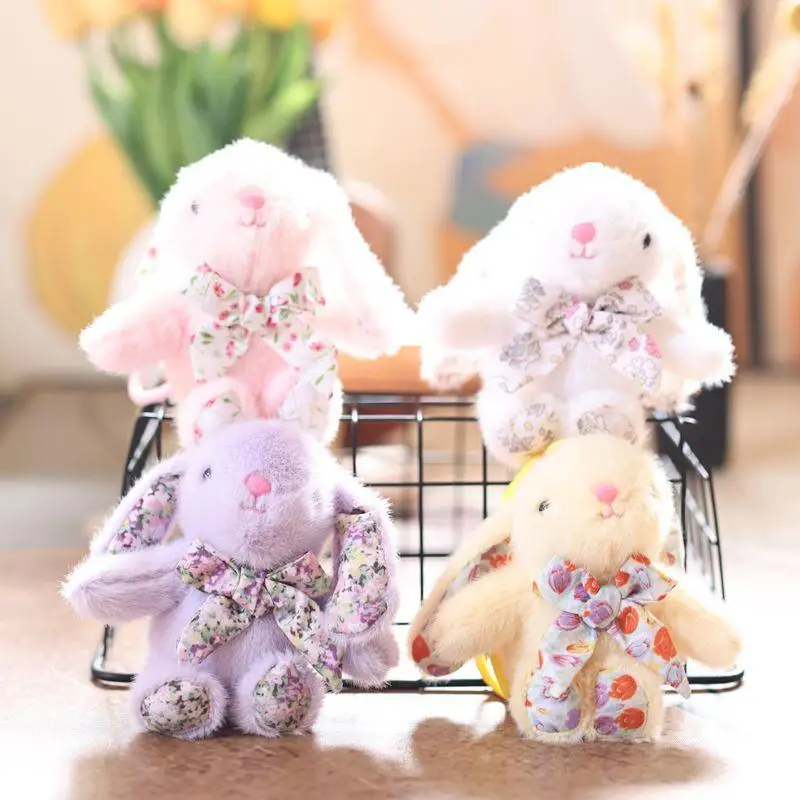 

Soft Plush Lop-eared Rabbit Doll, Cute Cartoon Bunny, unique Backpack Hanging Toy, Birthday Gift