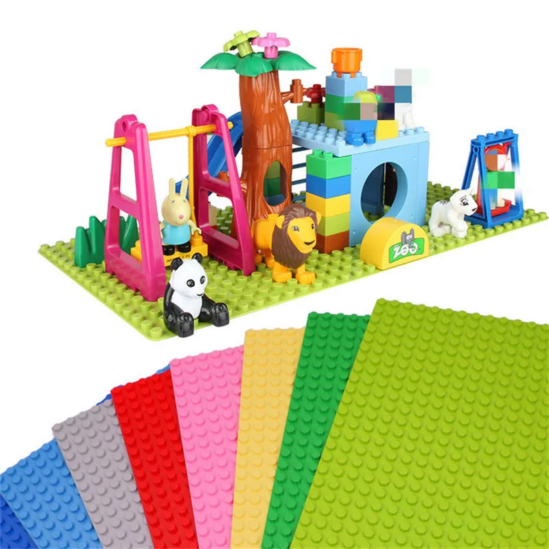 16*32 Dots DIY Large Baseplate Accessories Building Blocks Toys, Compatible All Brands ,Big Building Blocks Base Plate Wall