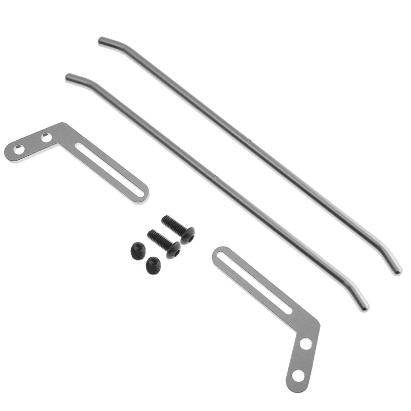 Eccellente-Metallo Paraurti Anteriore Posteriore Per 1/10 RC Crawler Axial TRX4 SCX10 90046 90047 Aggiornamento Pezzi di Ricambio Accessori S