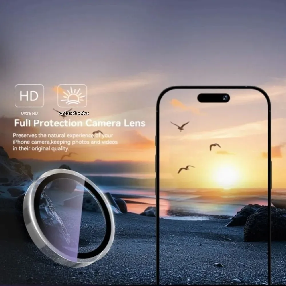 

Easy installation Lens Protector Anti-Scratch 9H Lens Protective Film Tempered Glass Hardness for iPhone 17 Pro/17 ProMax