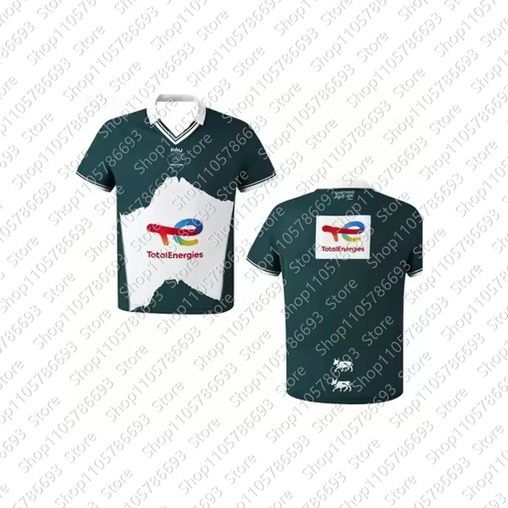 2026 Neues Frankreich-Rugby-Trikot, 3D-Drucktechnologie, Retro-Modetop in Übergröße – Detail 5