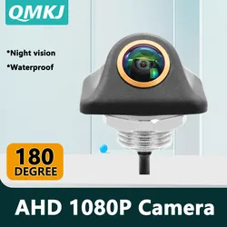 180° AHD 1080P metal Universal Car Rear View Camera Waterproof Auto Parking Assistance Car Reverse Camera for Parking Monitoring