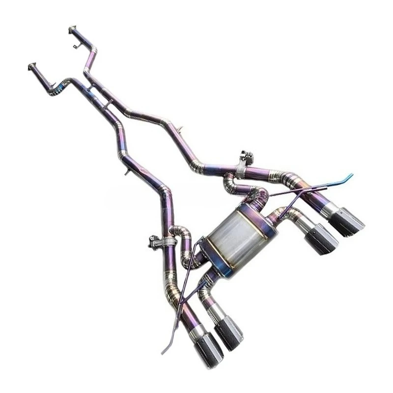 Exhaust System  Titanium Muffler Pipe  3 Year Warranty